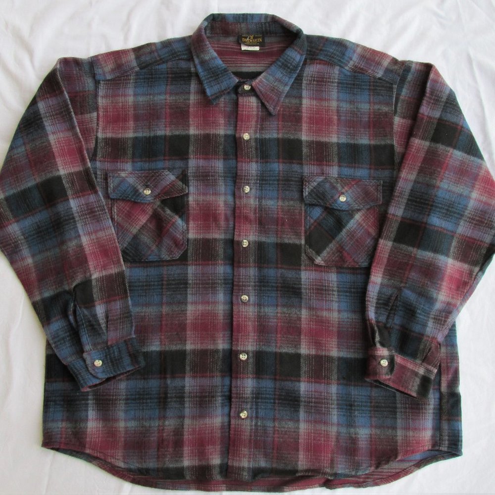 Deerskin (NWOT) Heavyweight Cotton Flannel Shirt Size 2XL
